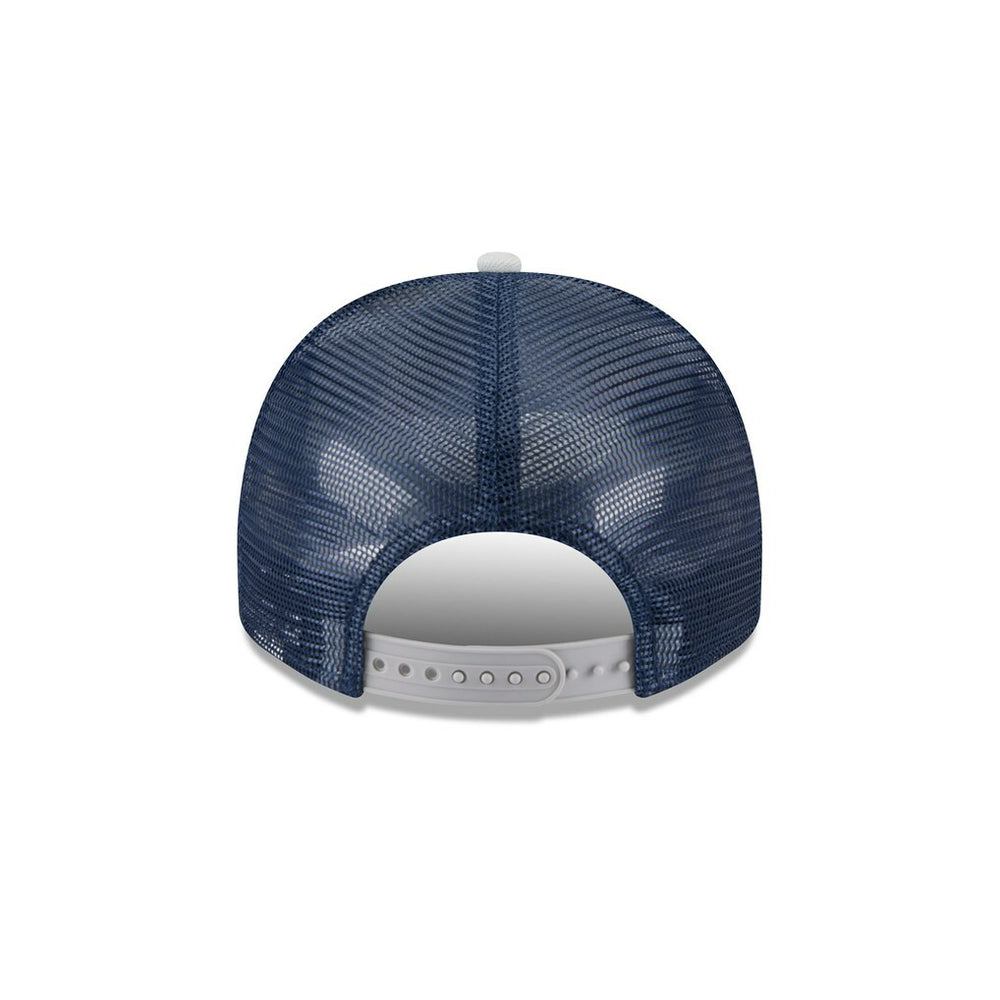 Dallas Cowboys New Era Banner A-Frame 9FIFTY Snapback Hat Cream/Navy | NFL