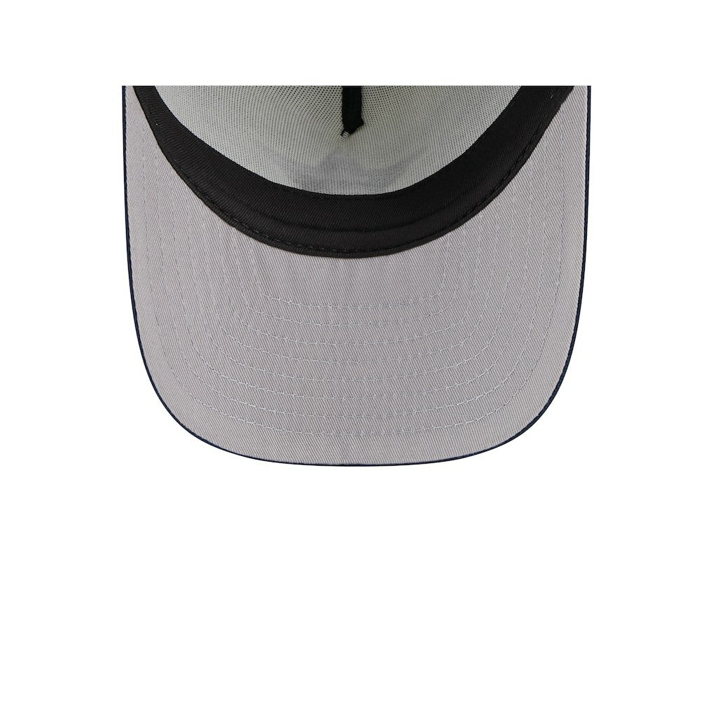 Dallas Cowboys New Era Banner A-Frame 9FIFTY Snapback Hat Cream/Navy | NFL