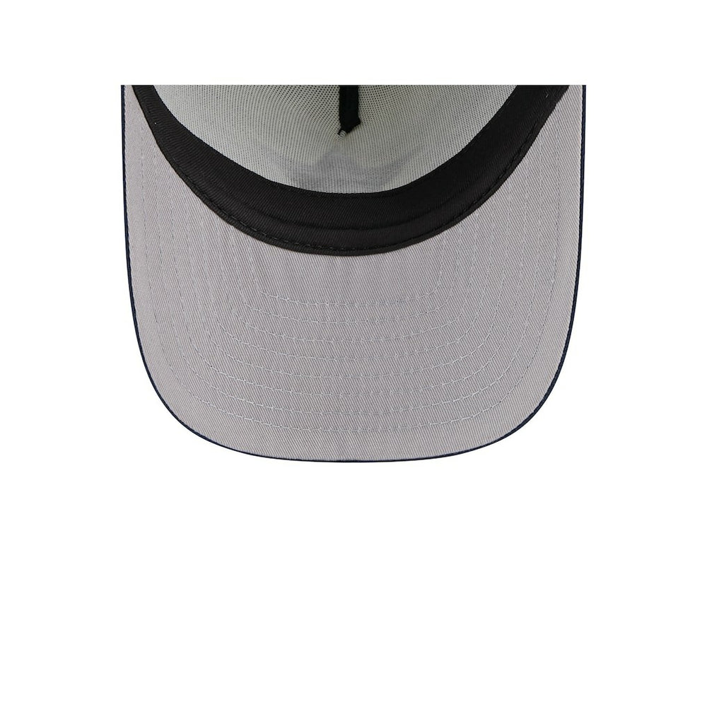 Dallas Cowboys New Era Banner A-Frame 9FIFTY Snapback Hat Cream/Navy | NFL
