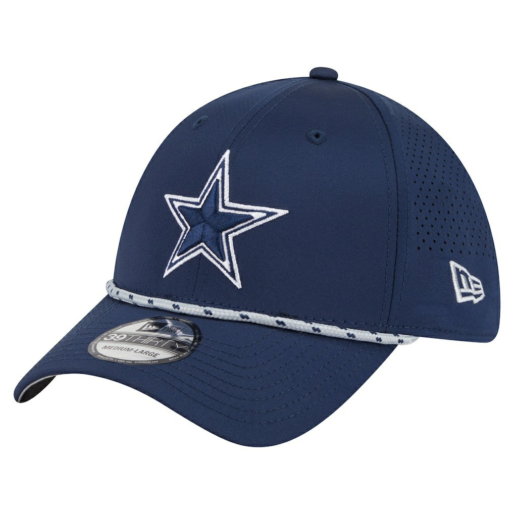 Dallas Cowboys New Era Featherweight Poly Rope Flex 39Thirty Hat Navy | NFL