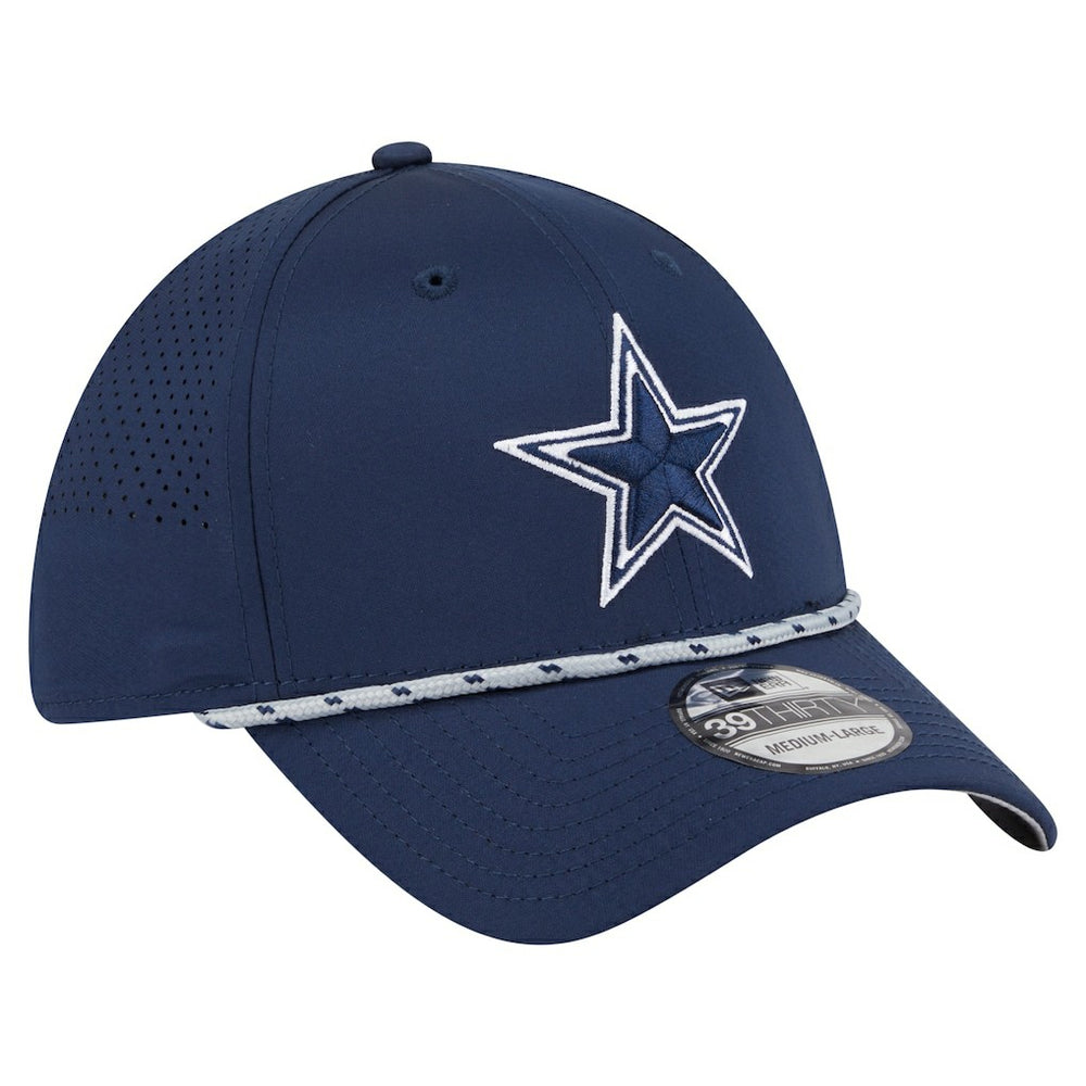 Dallas Cowboys New Era Featherweight Poly Rope Flex 39Thirty Hat Navy | NFL