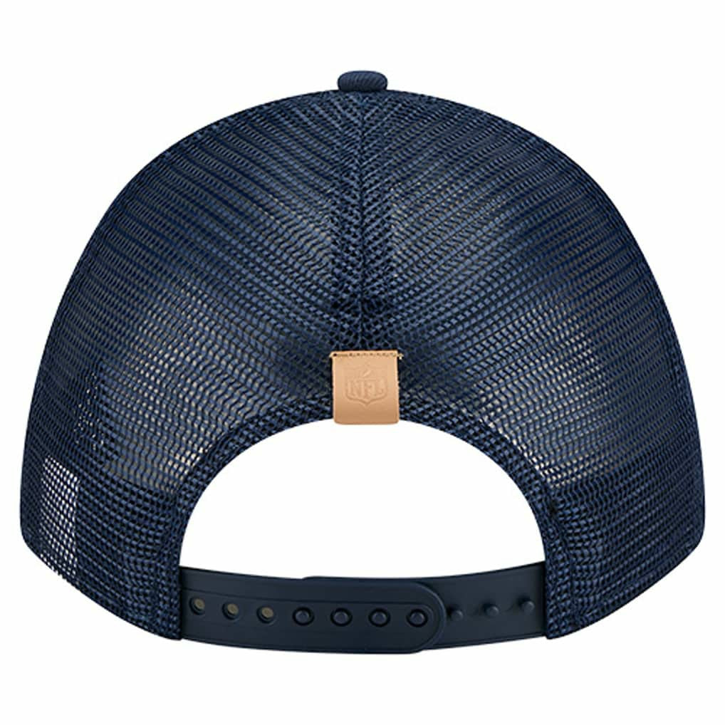 Dallas Cowboys New Era Two-Tone Text 9FORTY M-Crown Adjustable Hat Stone/Navy | NFL