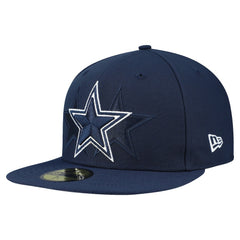 Dallas Cowboys New Era Tri-Hit 59FIFTY Fitted Hat Navy | NFL