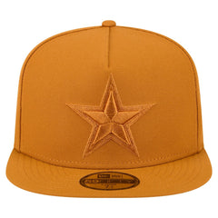 Dallas Cowboys New Era Color Pack A-Frame 59FIFTY Fitted Hat Brown | NFL