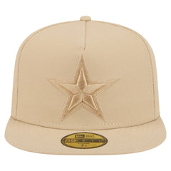 Dallas Cowboys New Era Color Pack A-Frame 59FIFTY Fitted Hat Light Beige | NFL