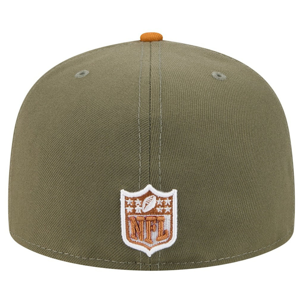 Dallas Cowboys New Era 2-Tone Color Pack A-Frame 59FIFTY Fitted Hat Olive/Brown | NFL