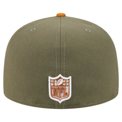 Dallas Cowboys New Era 2-Tone Color Pack A-Frame 59FIFTY Fitted Hat Olive/Brown | NFL