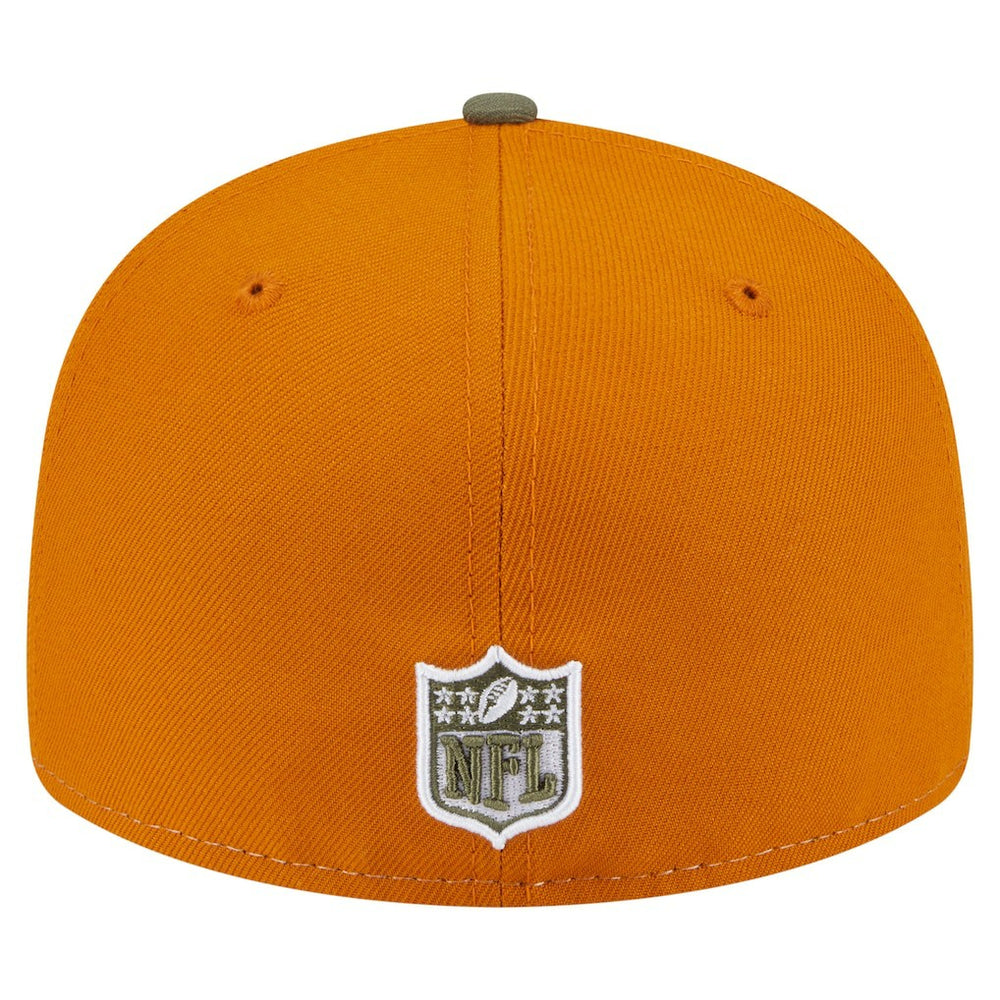 Dallas Cowboys New Era 2-Tone Color Pack Split Panel 59FIFTY Fitted Hat Olive/Brown | NFL