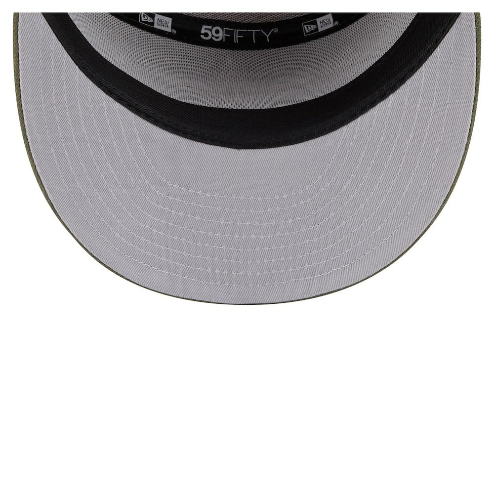 Dallas Cowboys New Era 2-Tone Color Pack Split Panel 59FIFTY Fitted Hat Olive/Brown | NFL