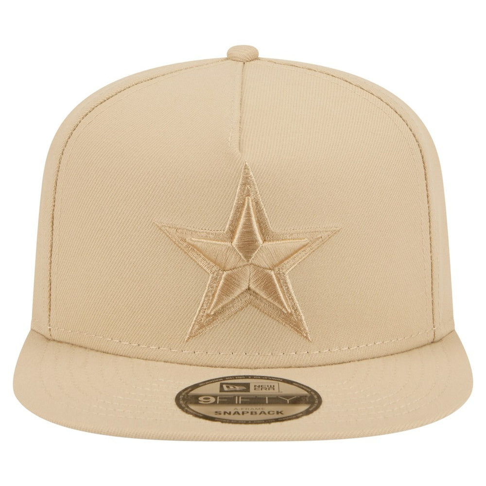 Dallas Cowboys New Era Color Pack A-Frame 9FIFTY Snapback Hat Light Beige | NFL