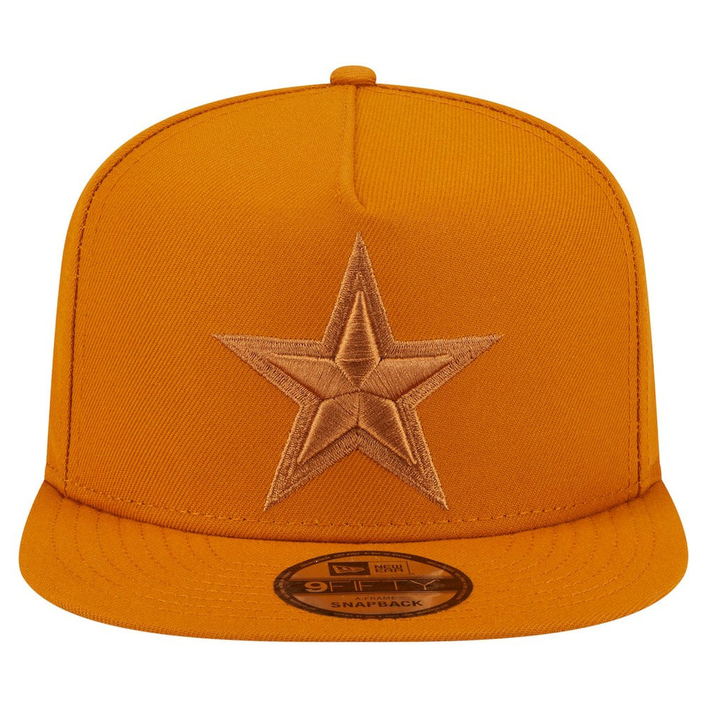 Dallas Cowboys New Era Color Pack A-Frame 9FIFTY Snapback Hat Brown | NFL