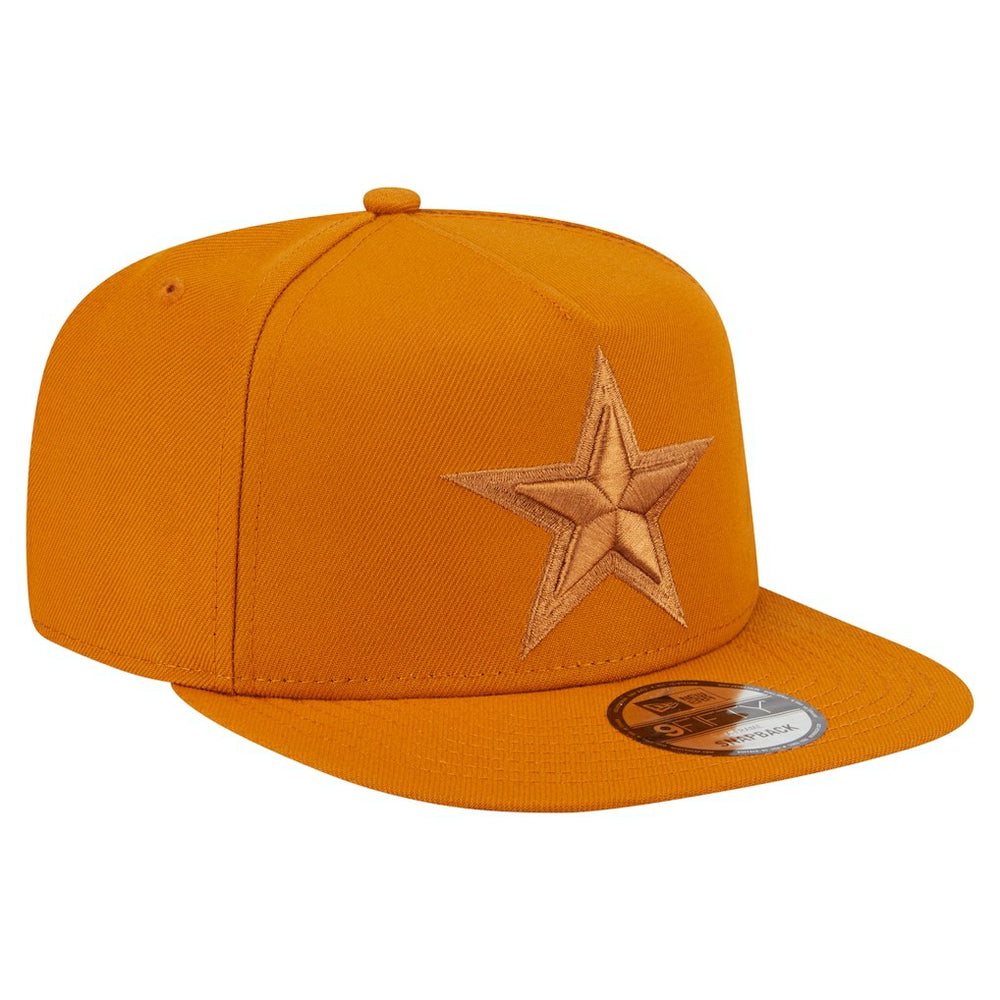 Dallas Cowboys New Era Color Pack A-Frame 9FIFTY Snapback Hat Brown | NFL