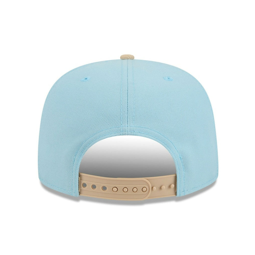 Dallas Cowboys New Era Two-Tone Color Pack A-Frame 9FIFTY Snapback Hat Light Blue/Brown | NFL