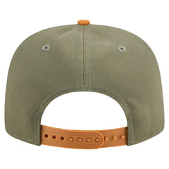 Dallas Cowboys New Era Two-Tone A-Frame 9FIFTY Snapback Hat Olive/Brown | NFL
