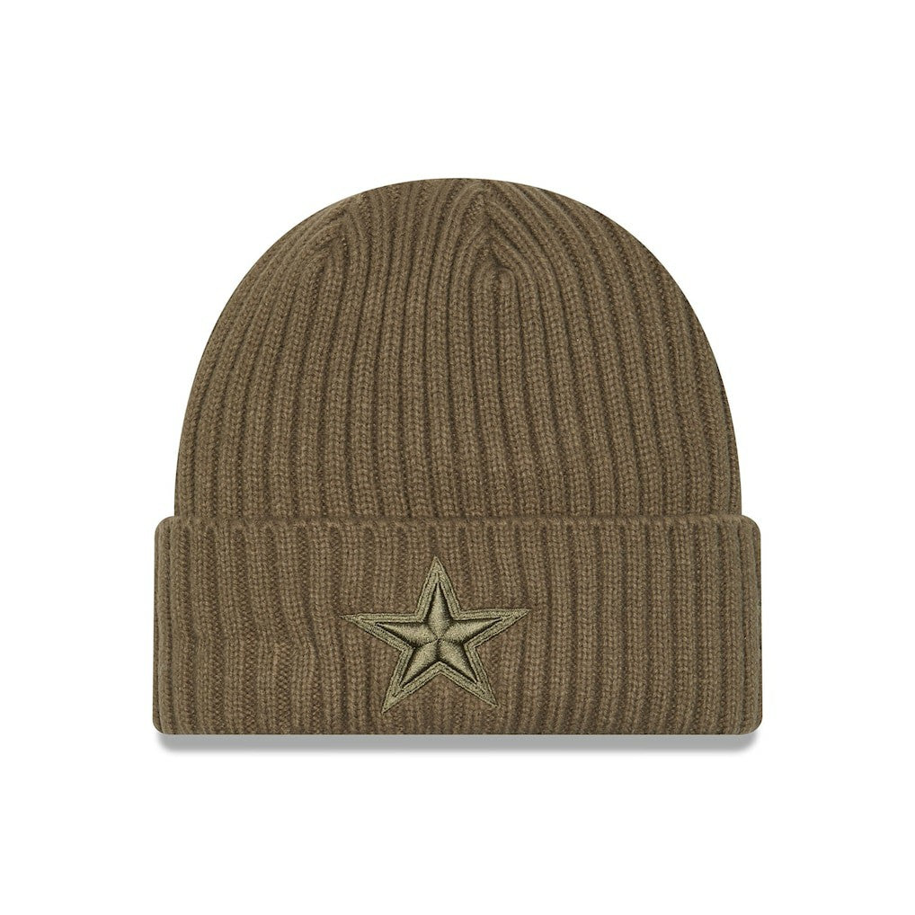 Dallas Cowboys New Era Color Pack Cuffed Knit Hat Olive | NFL