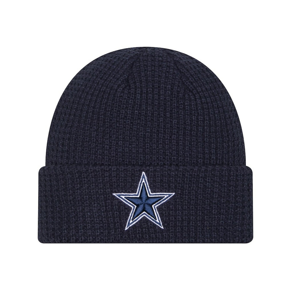 Dallas Cowboys New Era Youth Waffle Cuffed Knit Hat Navy | NFL