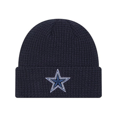 Dallas Cowboys New Era Youth Waffle Cuffed Knit Hat Navy | NFL
