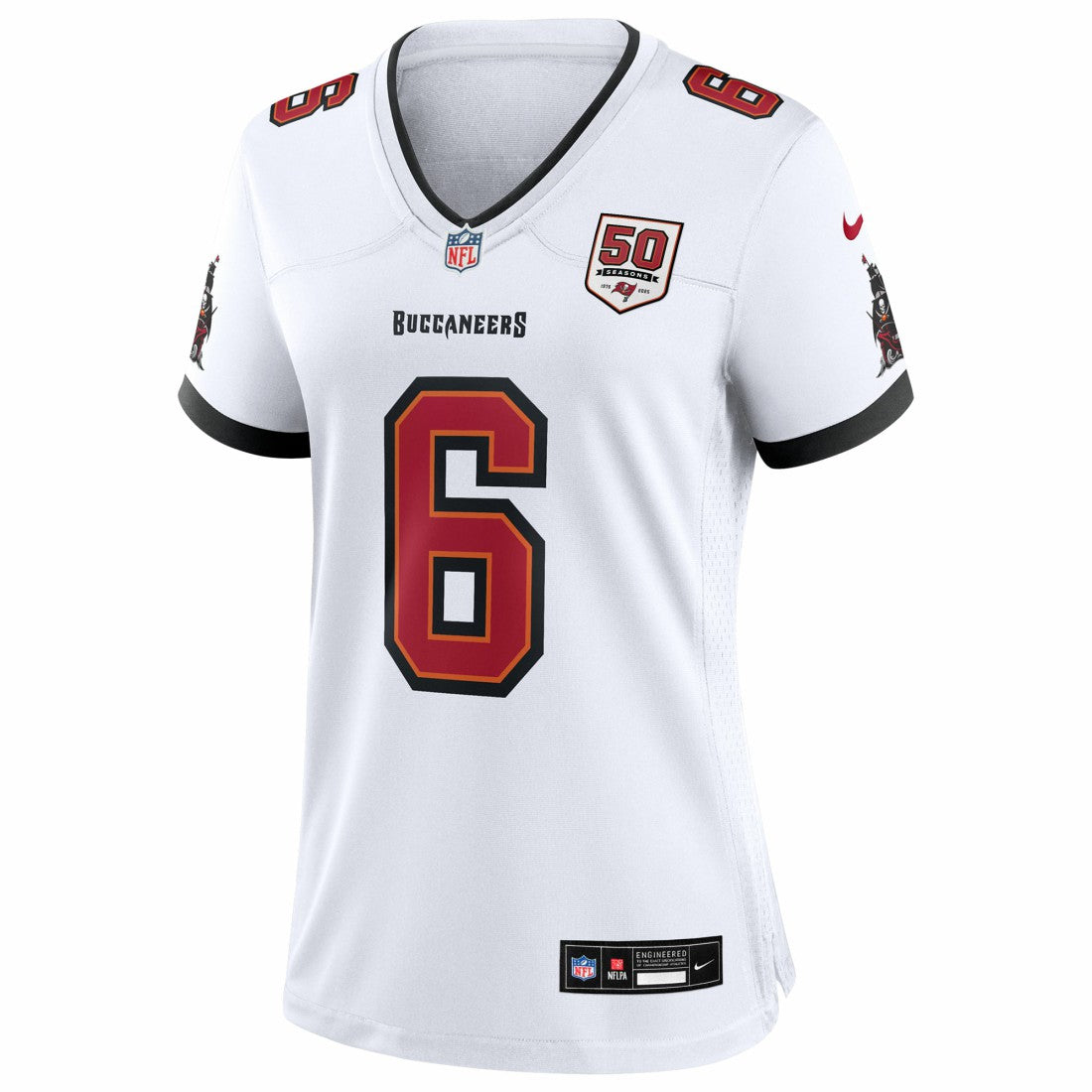 Baker Mayfield Tampa Bay Buccaneers Women's 50th Season White Game Jersey White | Nike for Sale