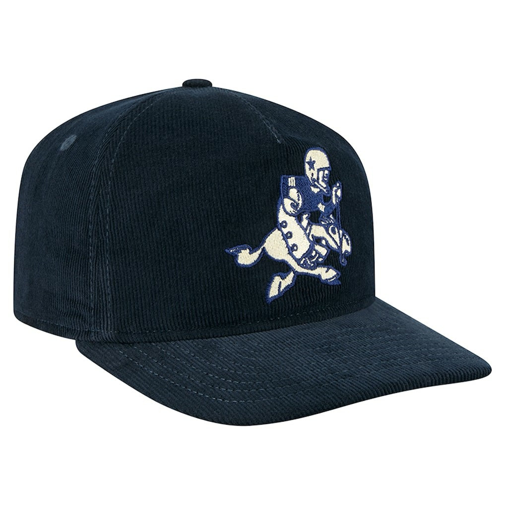 Dallas Cowboys New Era Retro Joe Nostalgic Corduroy Golfer Adjustable Hat Navy | NFL