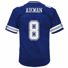Troy Aikman Dallas Cowboys Preschool 1996 Retired Player Legacy Jersey Navy | Mitchell & Ness
