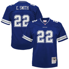 Emmitt Smith Dallas Cowboys Preschool 1996 Retired Player Legacy Jersey Navy | Mitchell & Ness