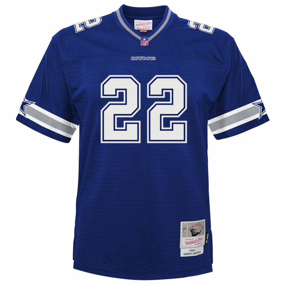 Emmitt Smith Dallas Cowboys Preschool 1996 Retired Player Legacy Jersey Navy | Mitchell & Ness