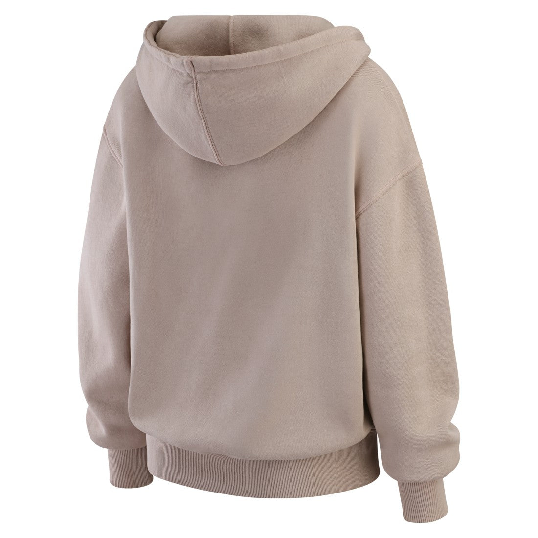 Detroit Lions WEAR by Erin Andrews Women's Washed Pullover Crewdie Tan | NFL