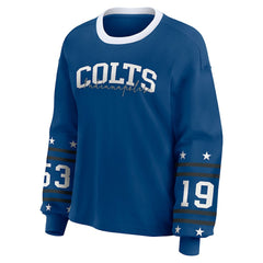 Indianapolis Colts WEAR by Erin Andrews Women's Sport Long-Sleeve T-Shirt Royal | NFL