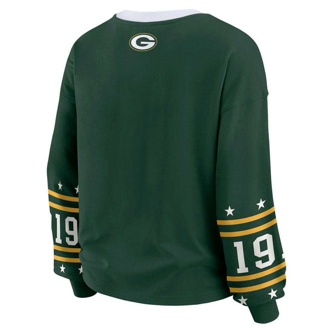Green Bay Packers WEAR by Erin Andrews Women's Plus Size Sport Long-Sleeve T-Shirt Green | NFL