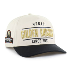 Vegas Golden Knights '47 Expansion Debut Two-Tone Hitch Adjustable Hat - Cream/Black - NHL