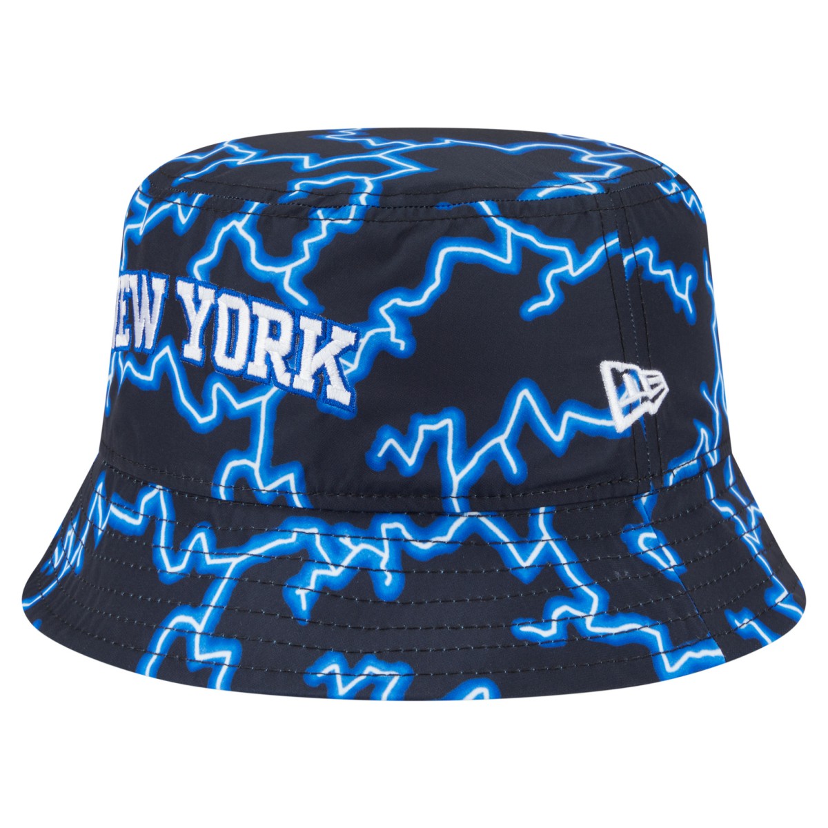 New York Knicks Summer Sun and Storm Reversible Bucket Hat Black/Light Blue - NBA