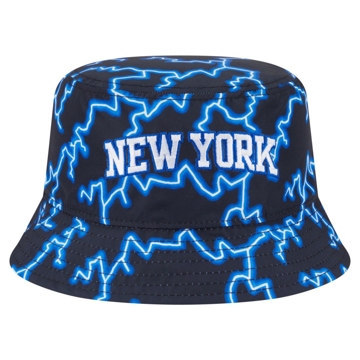 New York Knicks Summer Sun and Storm Reversible Bucket Hat Black/Light Blue - NBA