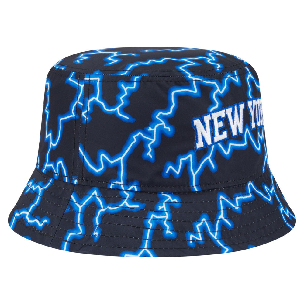 New York Knicks Summer Sun and Storm Reversible Bucket Hat Black/Light Blue - NBA