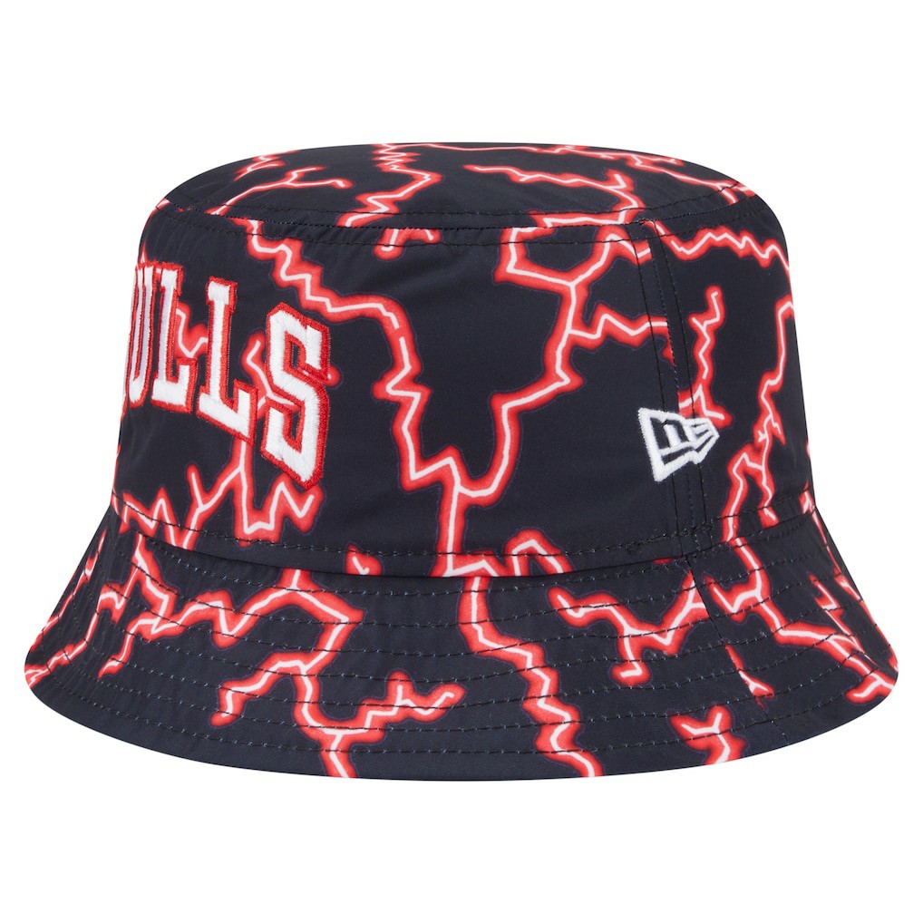 Chicago Bulls Summer Sun and Storm Reversible Bucket Hat Black/Light Blue - NBA