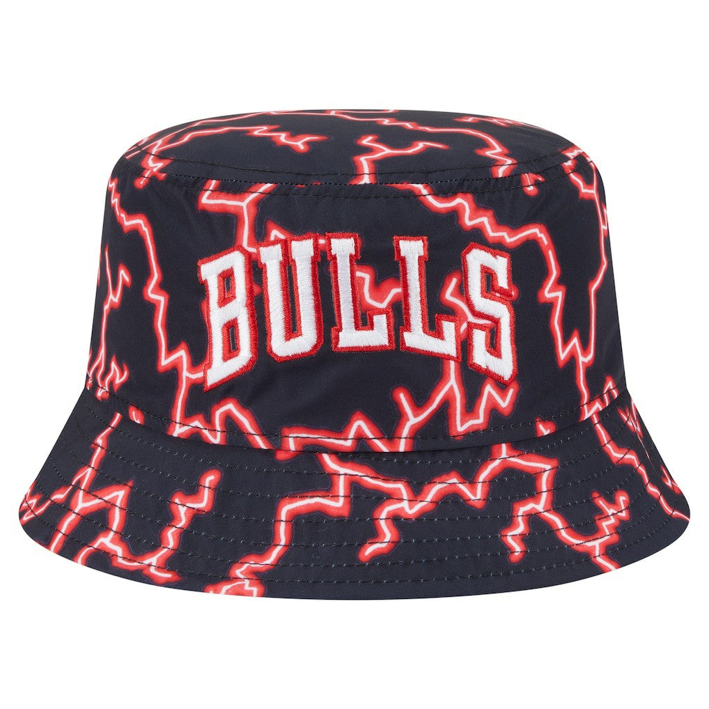 Chicago Bulls Summer Sun and Storm Reversible Bucket Hat Black/Light Blue - NBA