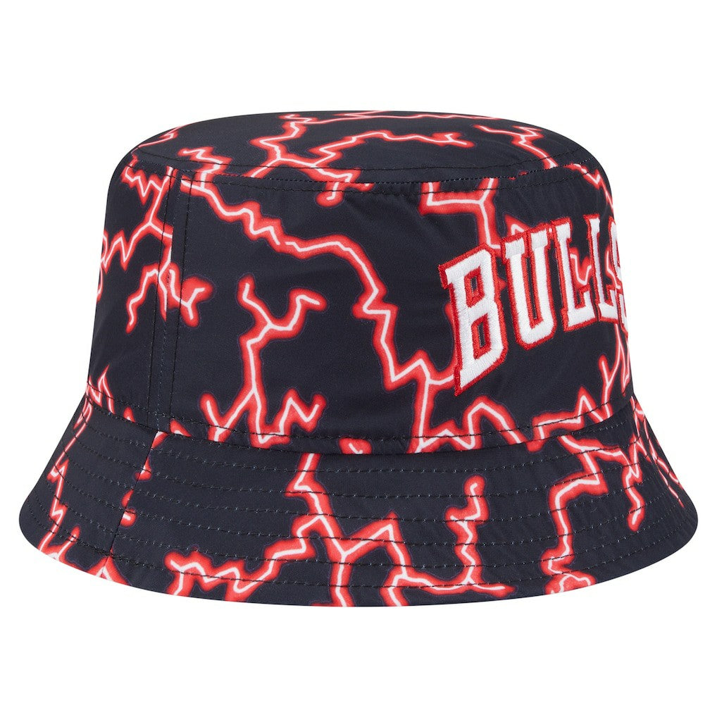 Chicago Bulls Summer Sun and Storm Reversible Bucket Hat Black/Light Blue - NBA