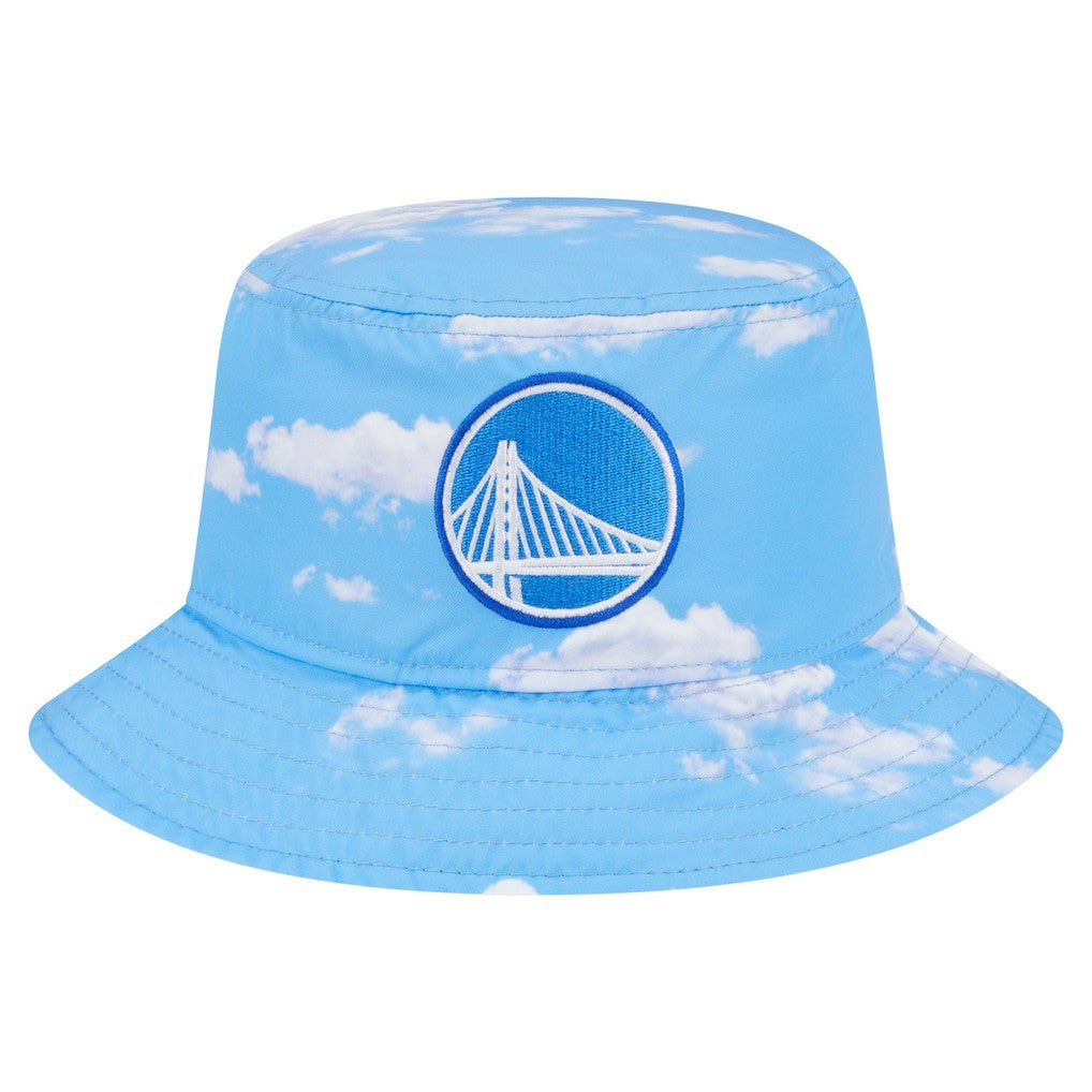 Golden State Warriors Summer Sun and Storm Reversible Bucket Hat Black/Light Blue - NBA