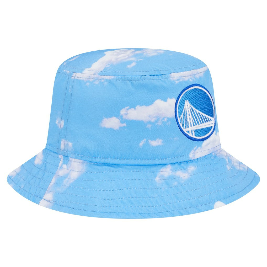 Golden State Warriors Summer Sun and Storm Reversible Bucket Hat Black/Light Blue - NBA