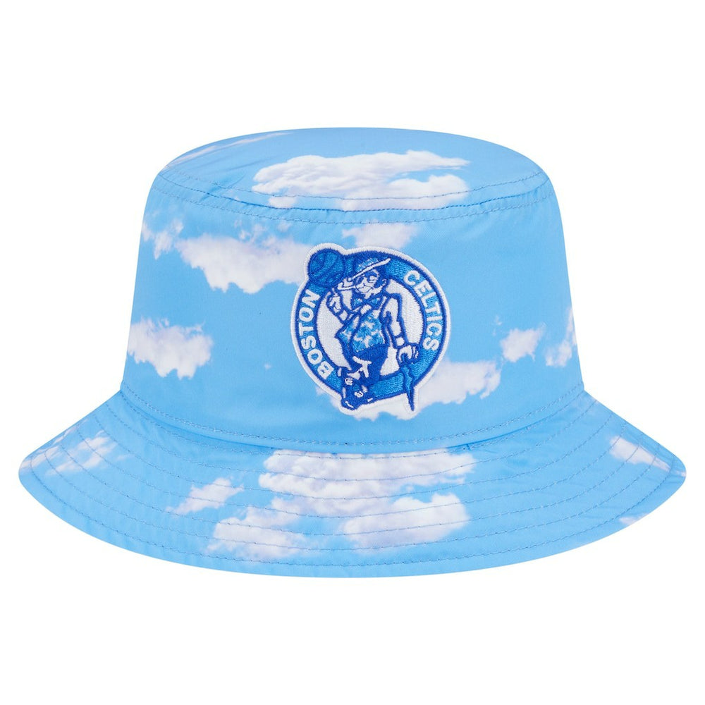 Boston Celtics Summer Sun and Storm Reversible Bucket Hat Black/Light Blue - NBA