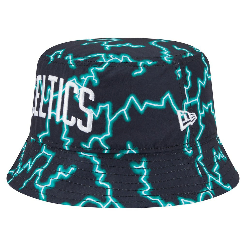 Boston Celtics Summer Sun and Storm Reversible Bucket Hat Black/Light Blue - NBA