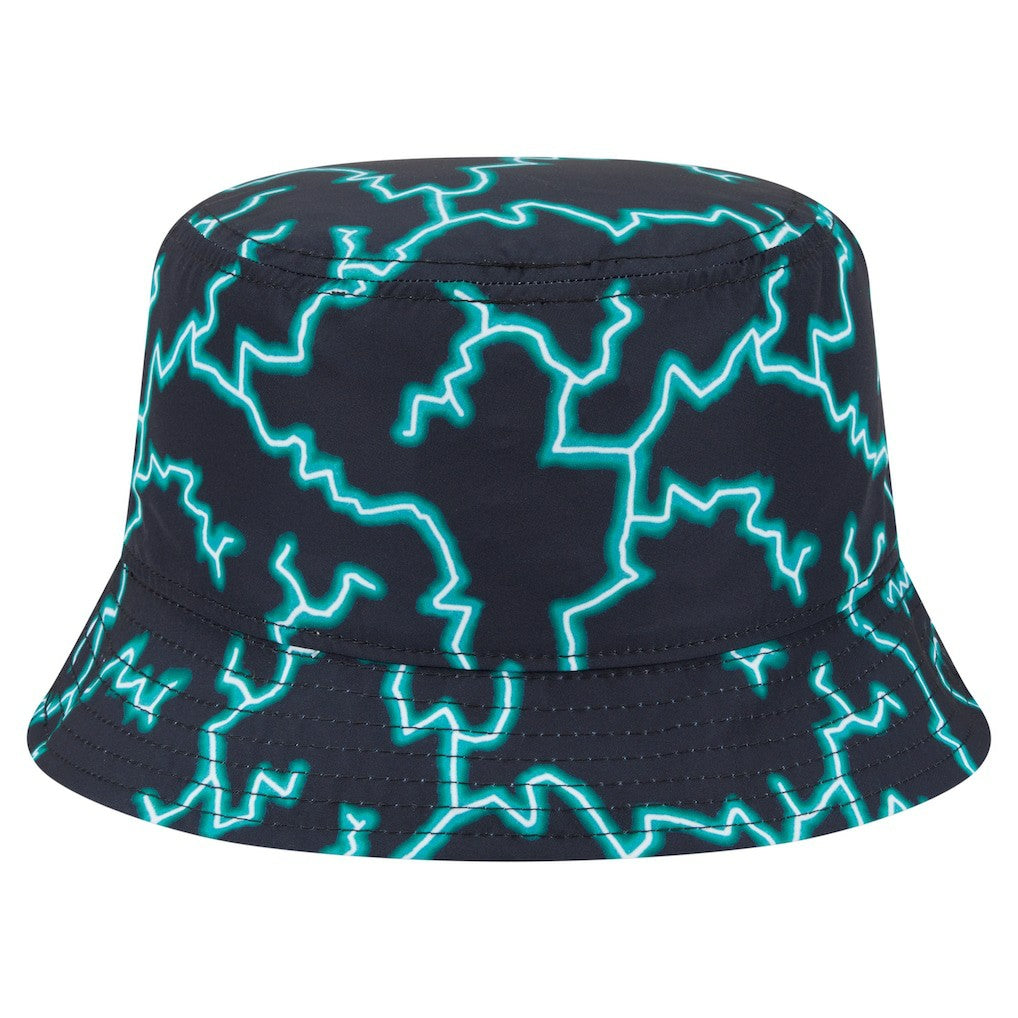Boston Celtics Summer Sun and Storm Reversible Bucket Hat Black/Light Blue - NBA
