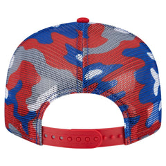 New York Rangers New Era Camo Meshback 9FIFTY Snapback Hat - Blue/Red - NHL