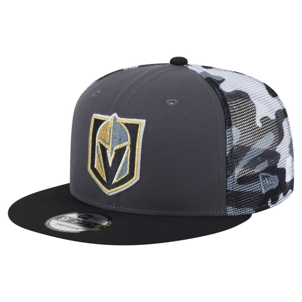 Vegas Golden Knights New Era Camo Meshback 9FIFTY Snapback Hat - Gray/Black - NHL