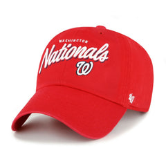 Washington Nationals '47 Women's Ariana Clean Up Adjustable Hat - MLB