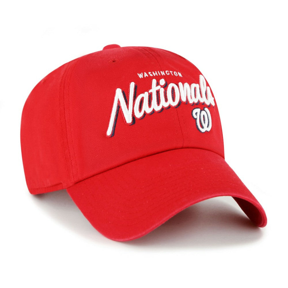 Washington Nationals '47 Women's Ariana Clean Up Adjustable Hat - MLB