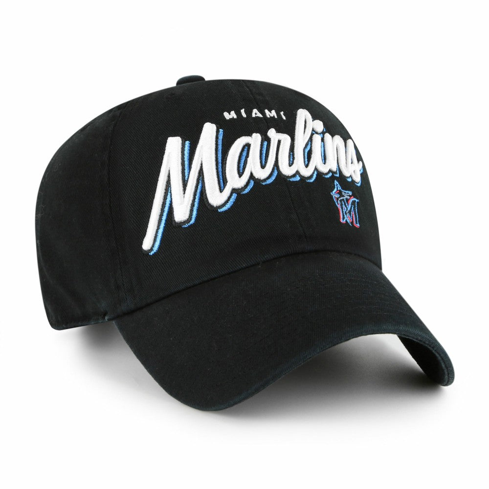 Miami Marlins '47 Women's Ariana Clean Up Adjustable Hat - MLB