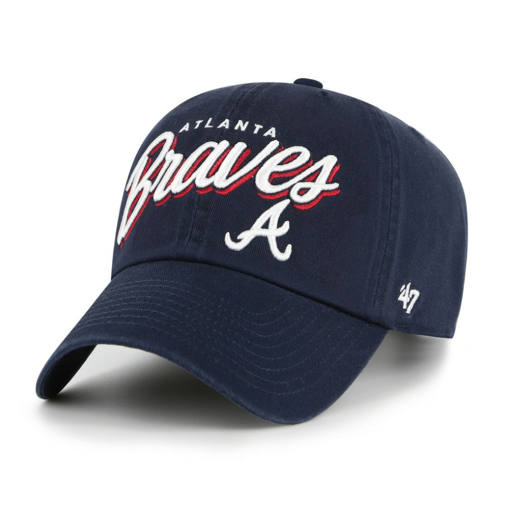Atlanta Braves '47 Women's Ariana Clean Up Adjustable Hat - MLB