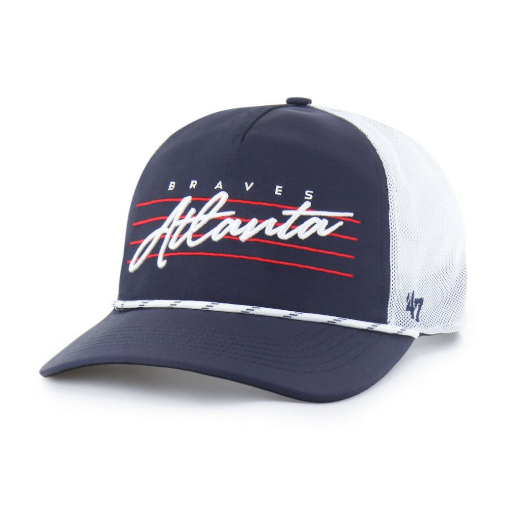Atlanta Braves '47 Brrr Downburst Mesh Hitch Adjustable Hat - MLB