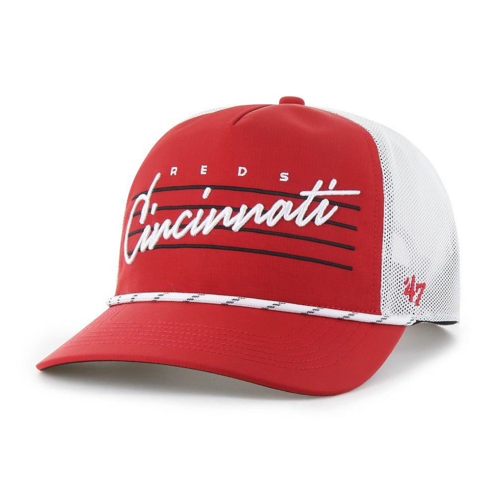 Cincinnati Reds '47 Brrr Downburst Mesh Hitch Adjustable Hat - MLB