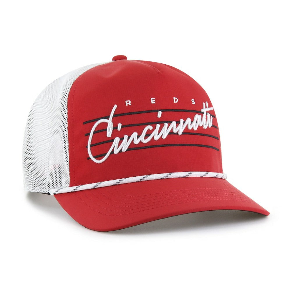 Cincinnati Reds '47 Brrr Downburst Mesh Hitch Adjustable Hat - MLB